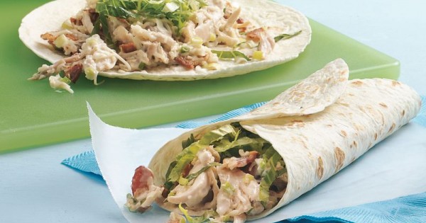 Chicken-Bacon-Ranch Wraps