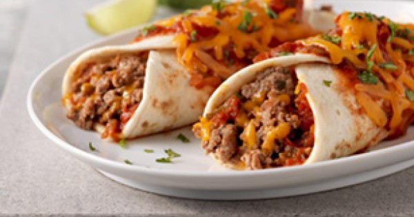 Cheesy Beef Enchiladas