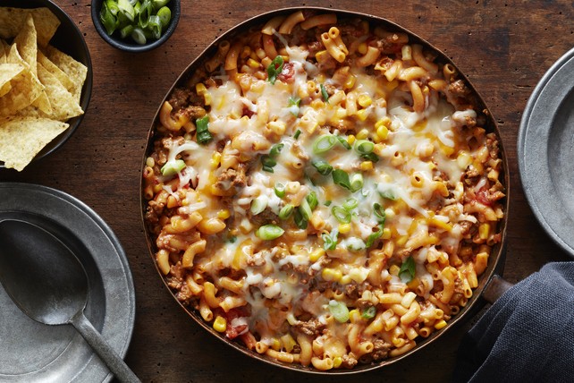 One-Pot Salsa Beef Skillet-image