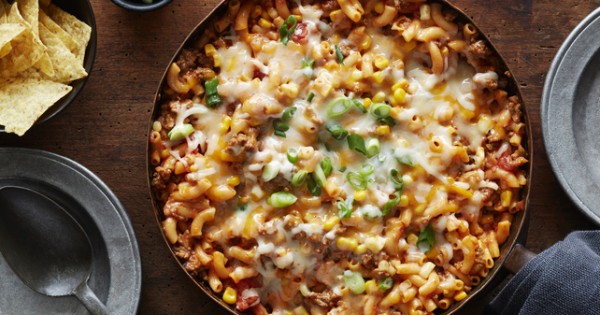 One-Pot Salsa Beef Skillet