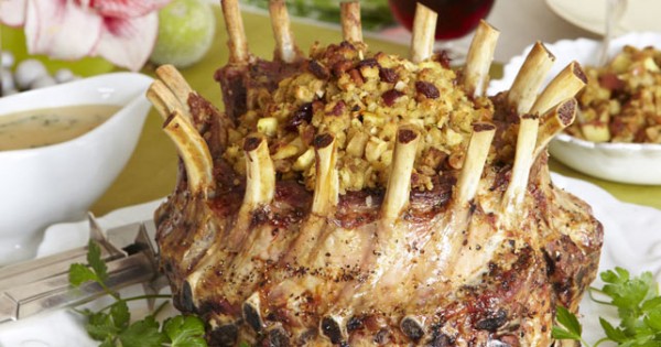 Crown Pork Roast with Stuffing