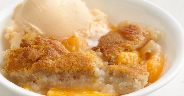 Skinny Peach Cobbler
