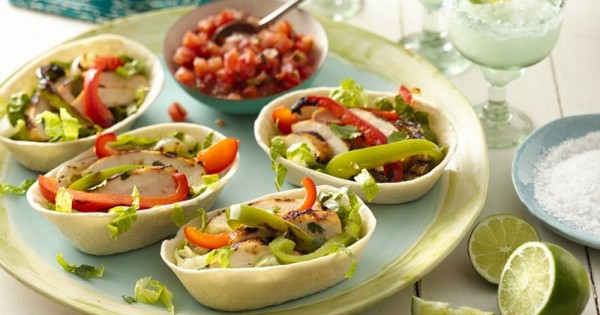 Grilled Chicken Fajita Boats