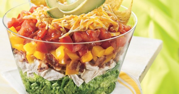 Chicken BLT Taco Salad