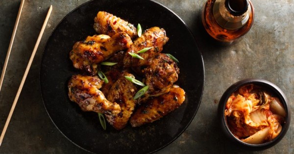 Grilled Spicy Thai Chicken Wings