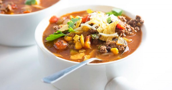 Beef Taco Tortilla Soup
