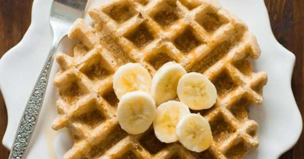 Delicious Peanut Butter Waffles