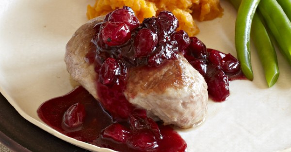 Cranberry-Balsamic Pork Skillet