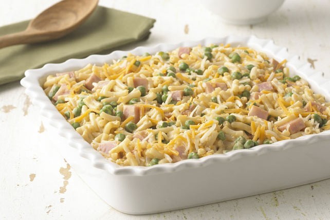 Cheddar Mac &amp; Ham Casserole-image