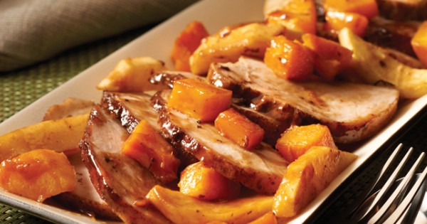 Make-Ahead Spiced Pork & Apple Roast