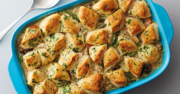 Spring Vegetable Chicken Pot Pie