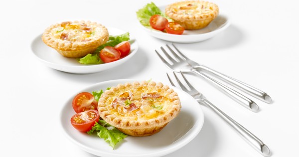 Bacon and Cheese Mini-quiches