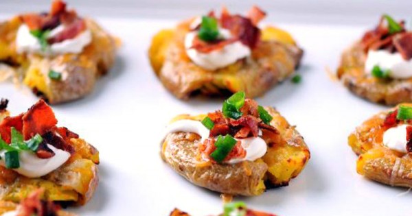 Loaded Smashed Potatoes