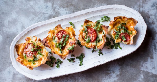 Vegetable Lasagna Cupcakes