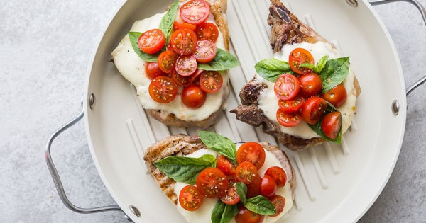 Caprese Pork Chops