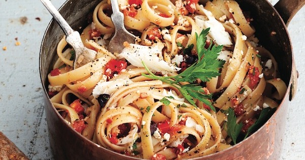 Mediterranean fettuccine
