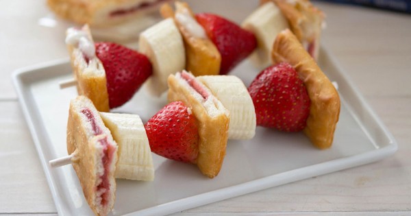 Fruit and Pastry Breakfast Kabobs