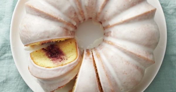 Jelly Doughnut Bundt Cake