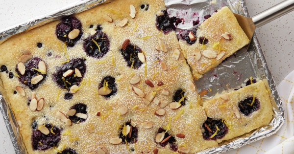 Lemon-Blueberry Sheet-Pan Pancake