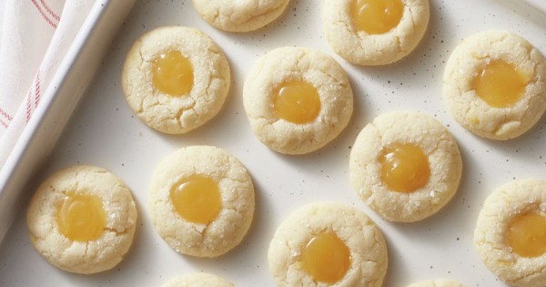 Easy Lemon Thumbprint Cookies