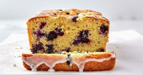 Glazed Lemon-Blueberry Loaf