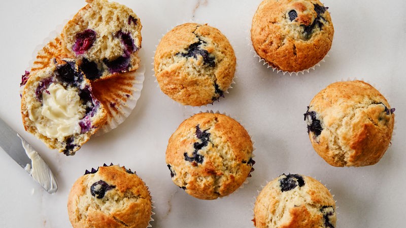 Banana-Blueberry Muffins-image