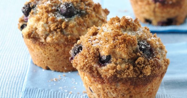 Whole Wheat-Blueberry Muffins