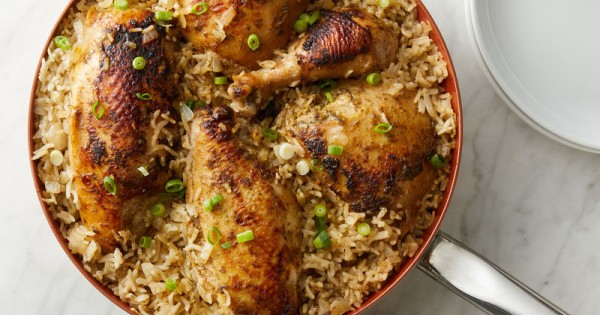 One-Pot Jerk Chicken and Rice