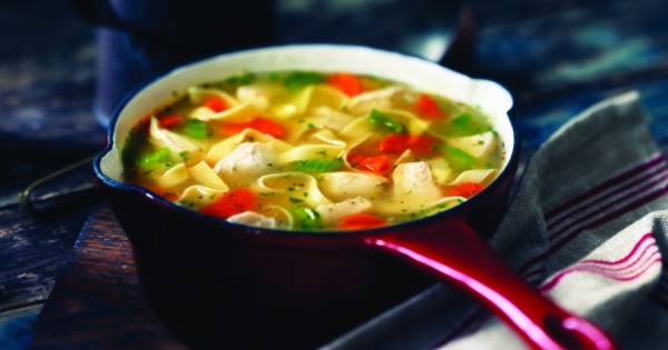Herbed Lemon Chicken Noodle Soup