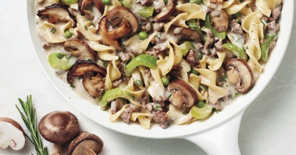 One-Dish Beef Stroganoff