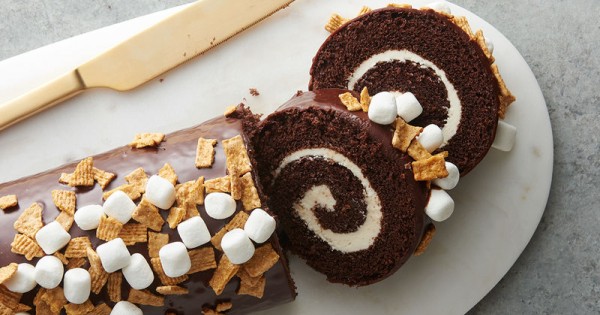 S’mores Cake Rolls