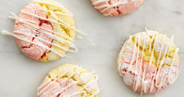 Strawberry Lemonade Cookies