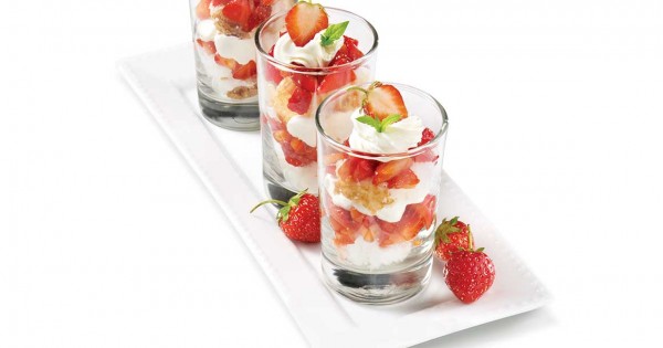 Mini strawberry shortcakes