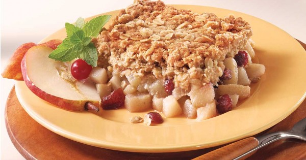 Pear and Cranberry Crisp