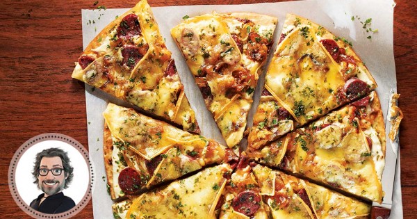 Pizza for "the boys" by Christian Bégin