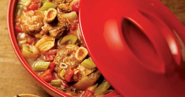 Osso buco with fennel and orange gremolata