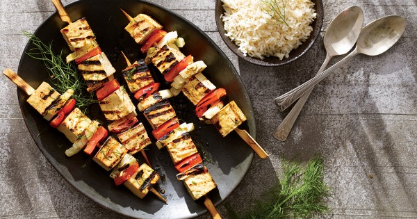 Tofu brochettes