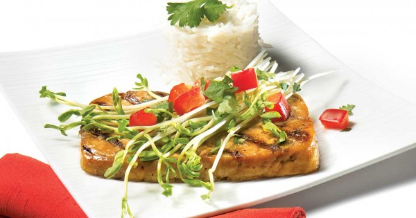 Barbecued Asian-style tofu