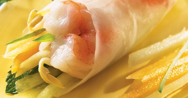 Two-Melon Spring Rolls