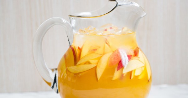 Sweet Bourbon Peach Lemonade