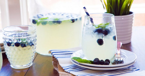 Blueberry Limoncello Party Punch