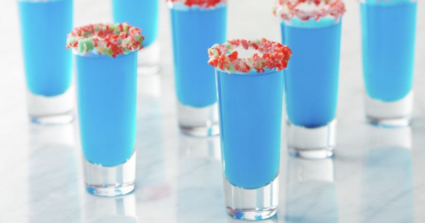 Blue Kamikaze Shots