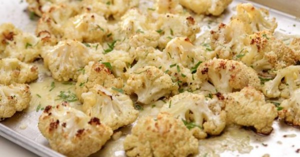 Parmesan-Roasted Cauliflower
