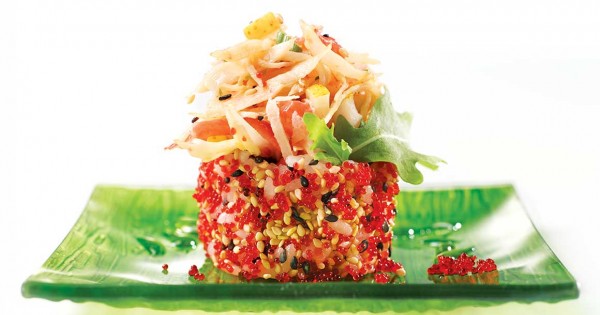 California maki with crab and goat cheese from Geneviève Everell