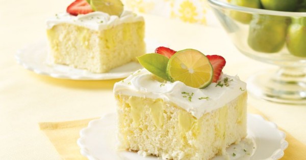 Key Lime Poke Cake