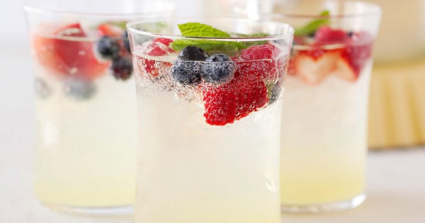 Red and Blue Lemonade Cocktail