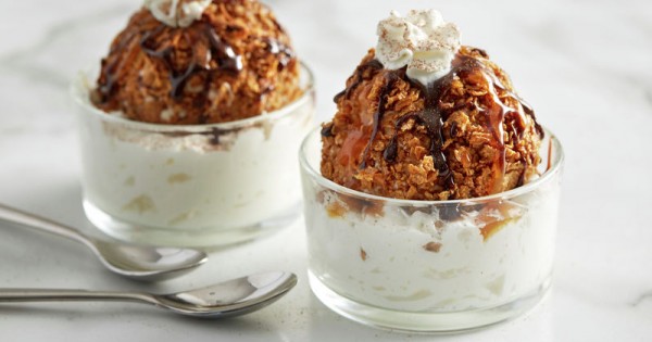 No-Fry Fried Ice Cream