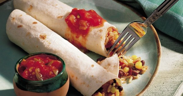 Salsa Rice Enchiladas