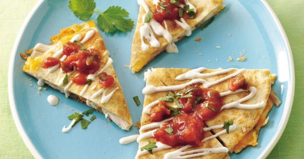 Cheesy Chicken Quesadillas