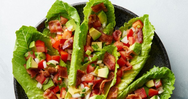 Loaded BLT Avocado Lettuce Wraps